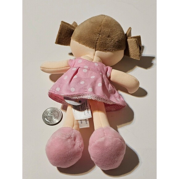 Jolijou Doudou et Compagnie Paris Little Miss Mille Bonbon Doll Pink Dress 7.5" - Picture 8 of 10